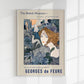 Georges de Feure Woman & Dog Exhibition Poster