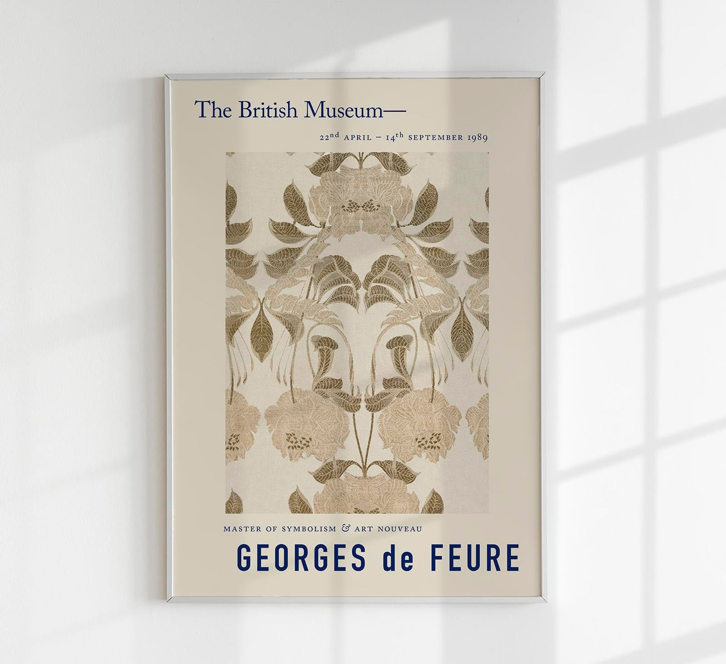 Georges de Feure Silk with Art Nouveau Design Poster