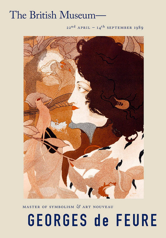 Póster Exposición Georges de Feure La femme fatale