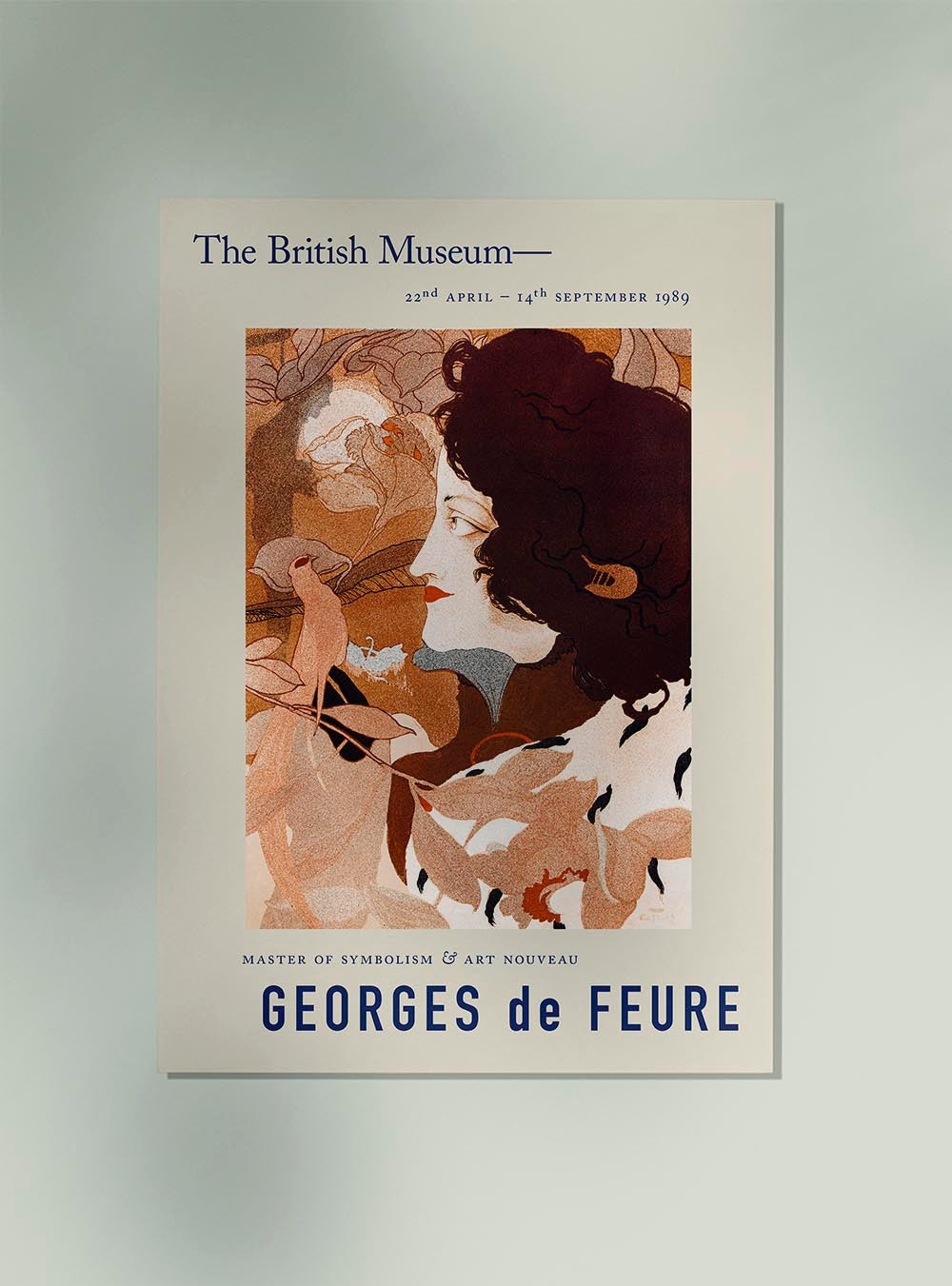 Póster Exposición Georges de Feure La femme fatale