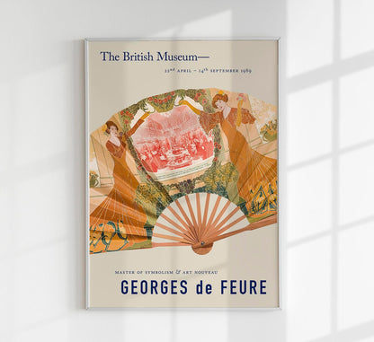 Georges de Feure La exposición Grand Vatel Póster