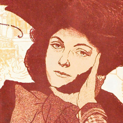 Póster Georges de Feure Chansons d'Atelier