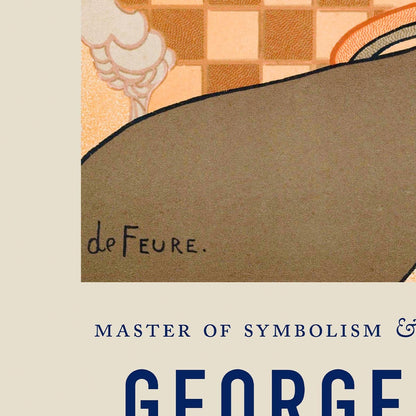 Póster de los deseos de Año Nuevo de Octave de Georges de Feure