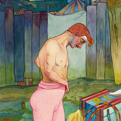 Cartel de la exposición Georges de Feure Le Cirque Corvi