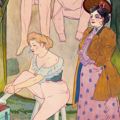 Cartel de la exposición Georges de Feure Le Cirque Corvi
