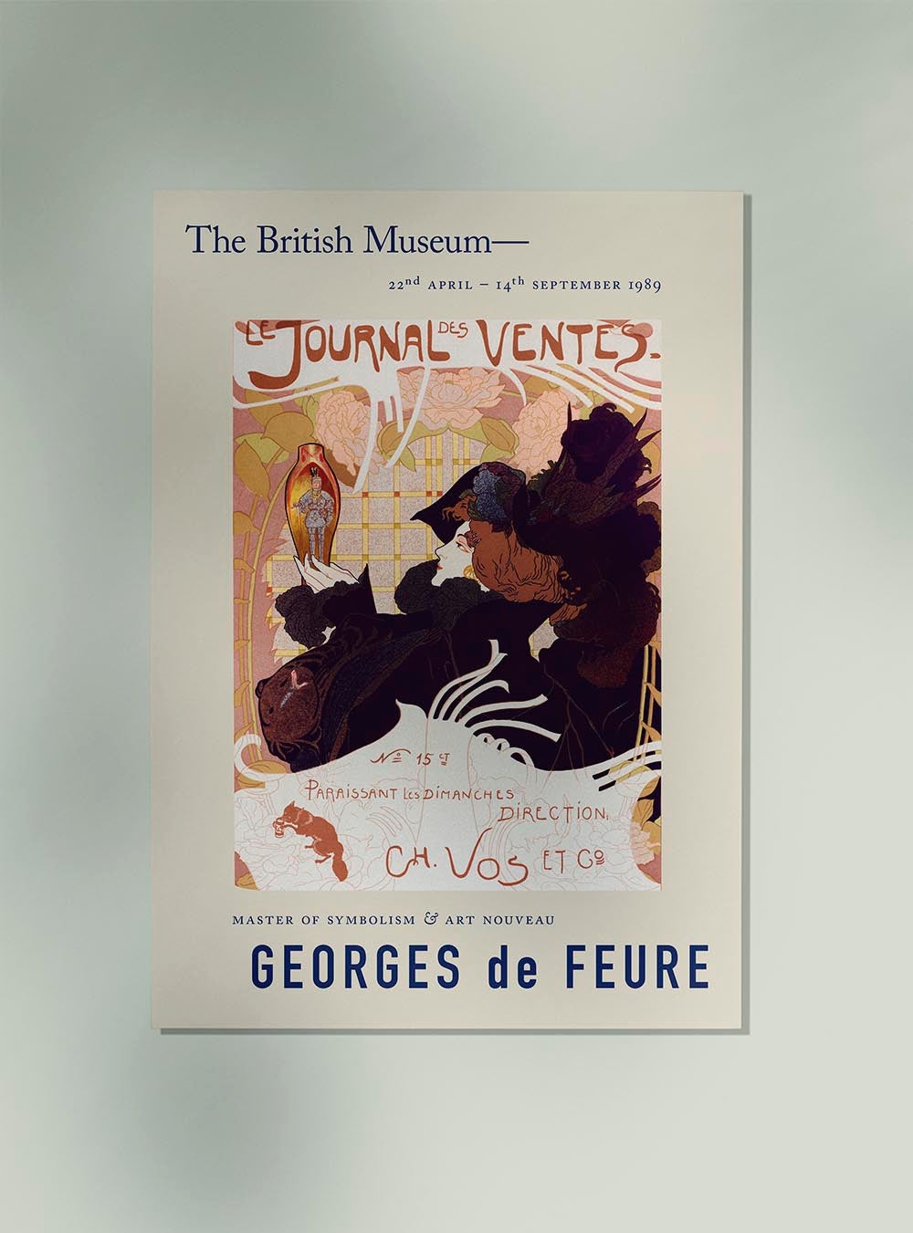 Georges de Feure Journal des Ventes Exhibition Poster