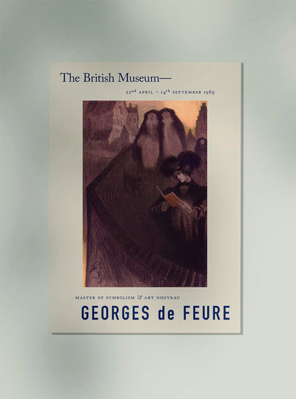 Dessin original pour les Maîtres de l'Affiche (1898) by Georges de Feure - Exhibition Poster