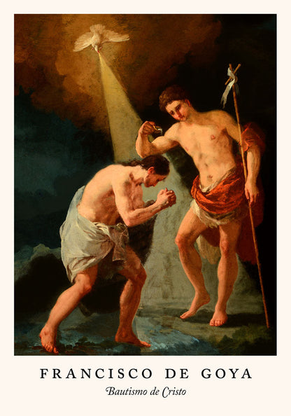 Póster Bautismo de Cristo - Exposición Francisco de Goya