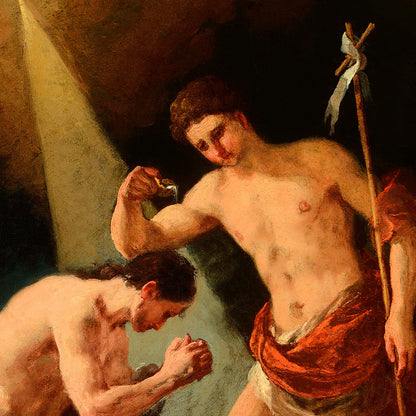 Póster Bautismo de Cristo - Exposición Francisco de Goya