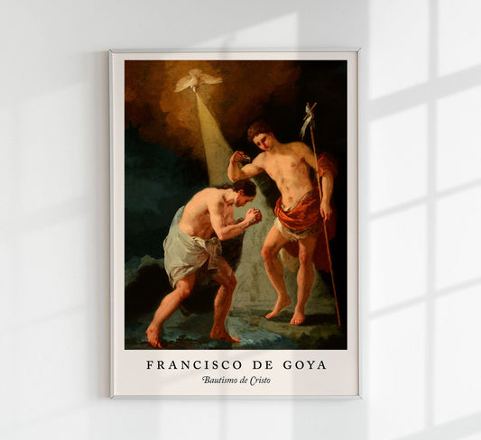 Póster Bautismo de Cristo - Exposición Francisco de Goya