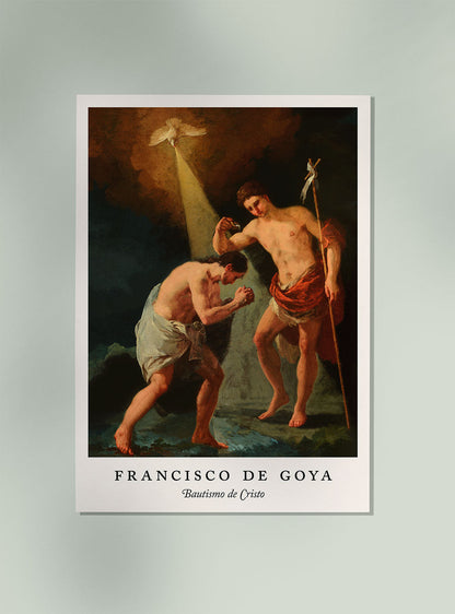 Póster Bautismo de Cristo - Exposición Francisco de Goya