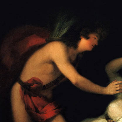 Alegoría del amor, Cupido y Psique - Cartel de la exposición de Francisco de Goya