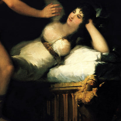 Alegoría del amor, Cupido y Psique - Cartel de la exposición de Francisco de Goya