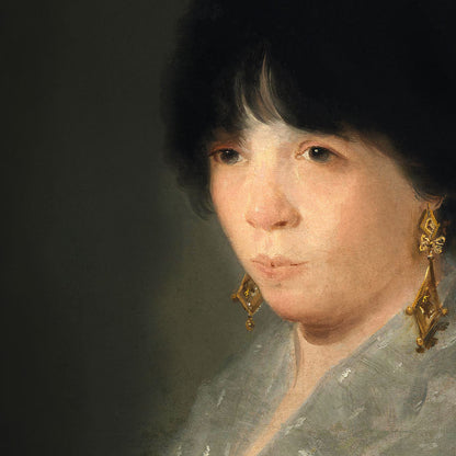 Woman in a Grey Shawl - Francisco de Goya Exhibition Poster