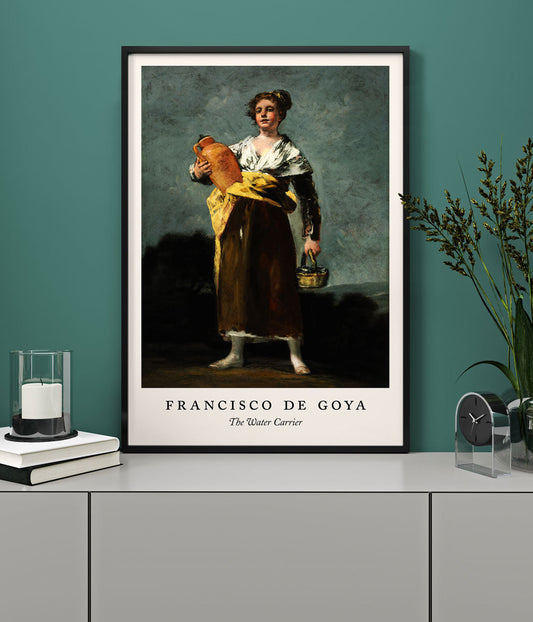 El aguador - Cartel de la exposición de Francisco de Goya