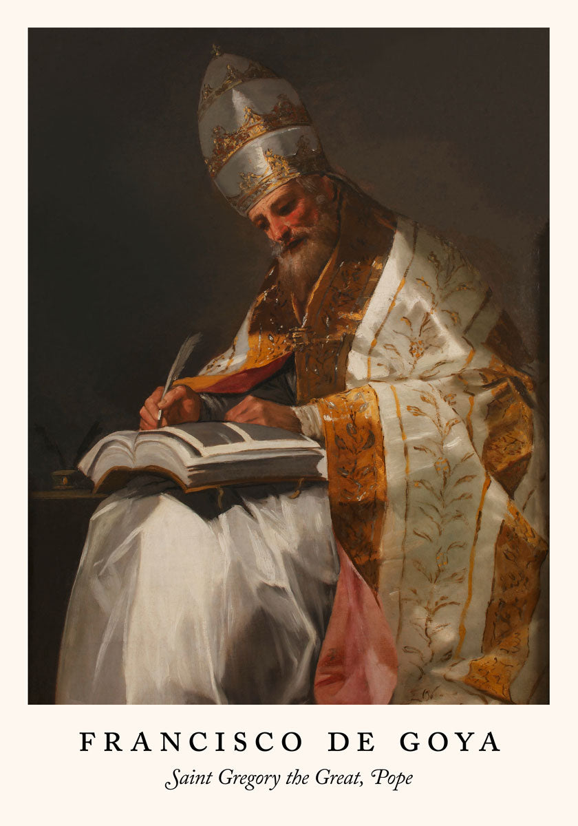 Saint Gregory the Great, Pope by Francisco de Goya