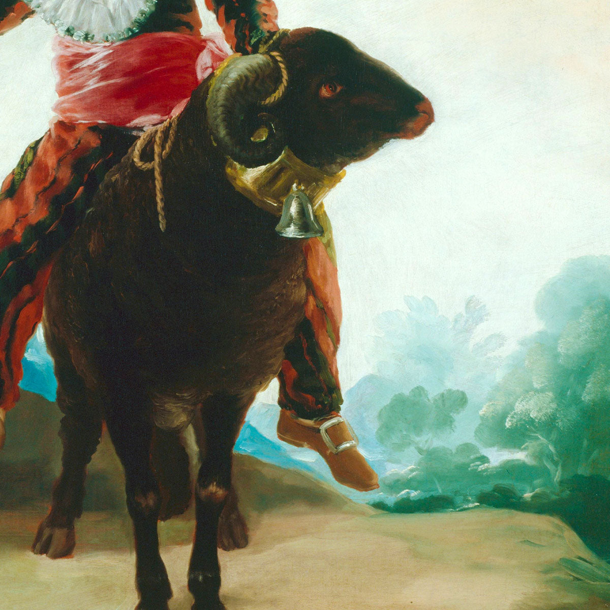 Boy on a Ram by Francisco de Goya