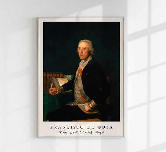 Retrato de Félix Colón - Cartel Exposición Francisco de Goya