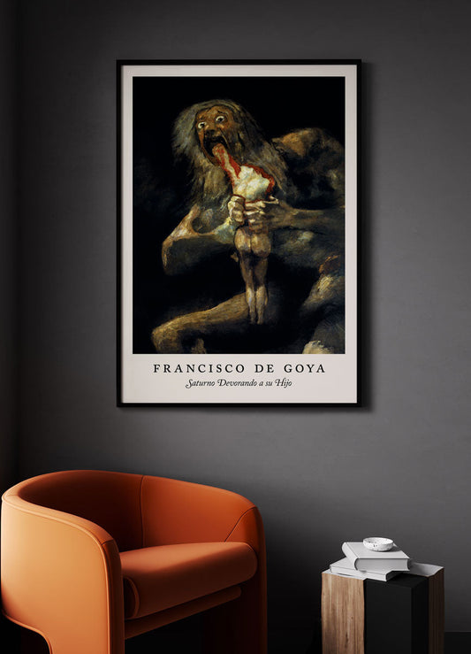 Saturno Devorando a su Hijo (Saturno devorando a su hijo) - Cartel de la exposición Francisco de Goya