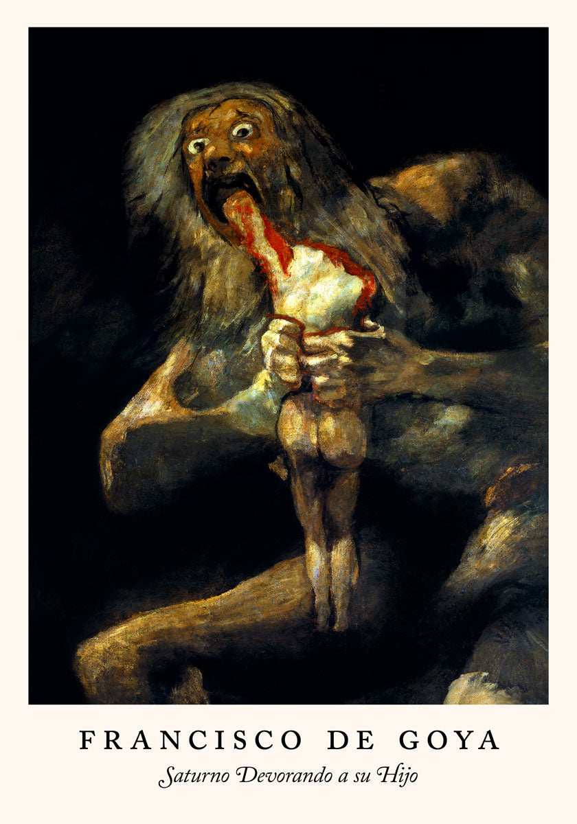 Saturno Devorando a su Hijo  (Saturn Devouring His Son) by Francisco de Goya