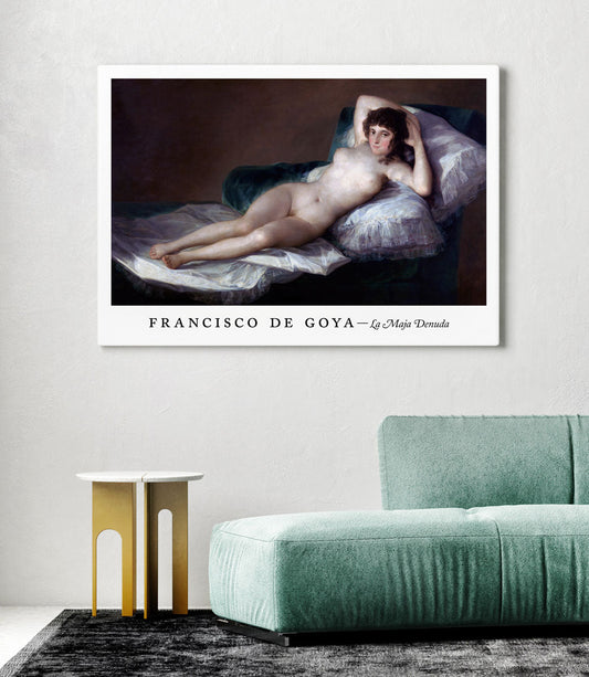 La Maja Denuda - Cartel Exposición Francisco de Goya