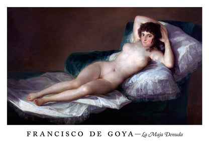 La Maja Denuda - Cartel Exposición Francisco de Goya