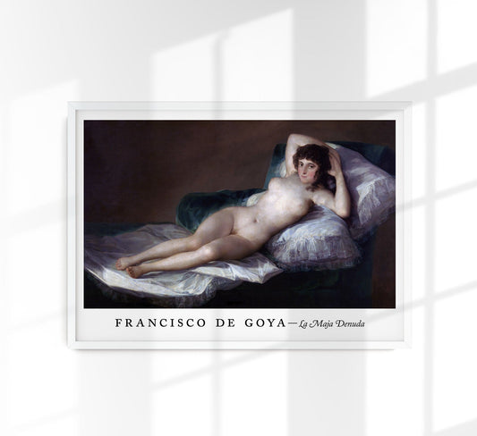 La Maja Denuda - Cartel Exposición Francisco de Goya