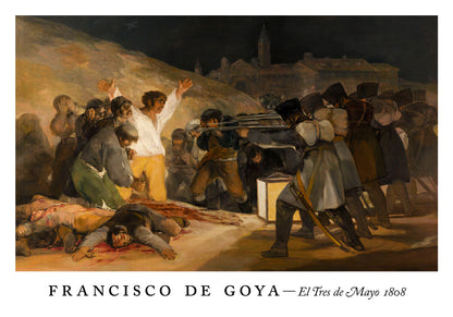 El Tres de Mayo - Cartel Exposición Francisco de Goya