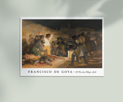 El Tres de Mayo - Cartel Exposición Francisco de Goya