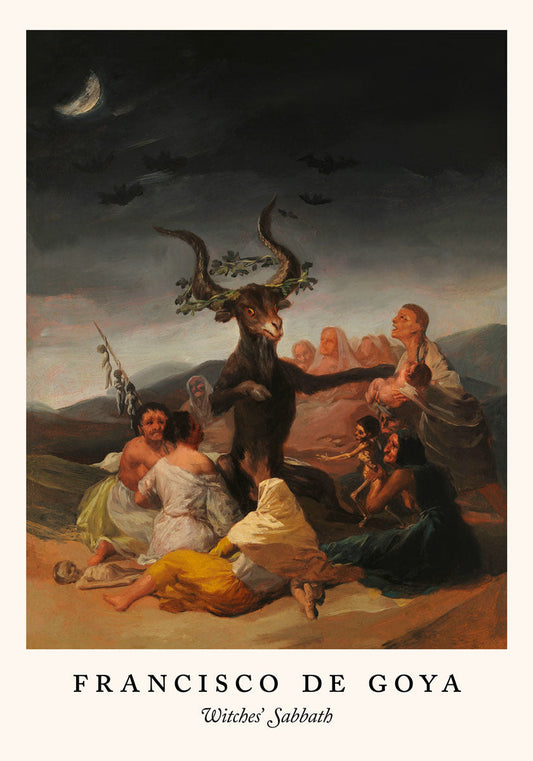 Póster El sábado de las brujas - Exposición Francisco de Goya