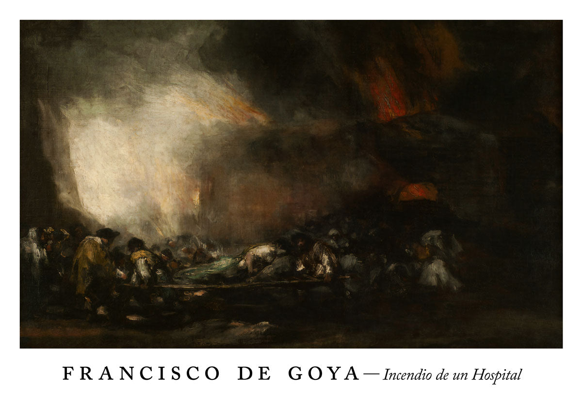 Incendio de un Hospital by Francisco de Goya