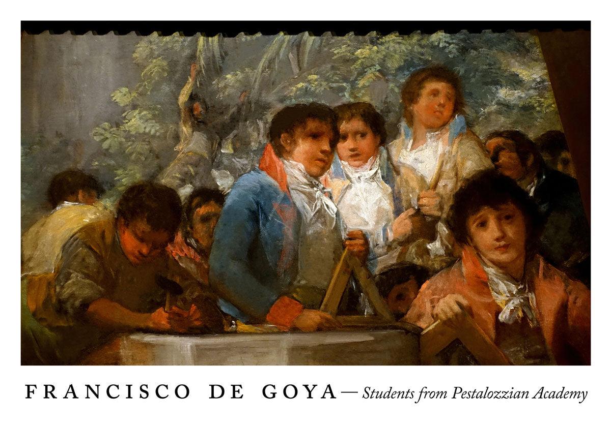 Students from the Pestalazzonian Academy by Francisco de Goya