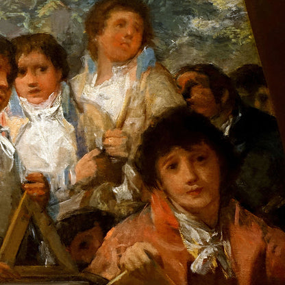 Alumnos de la Academia Pestalazzoniana - Cartel de la exposición Francisco de Goya