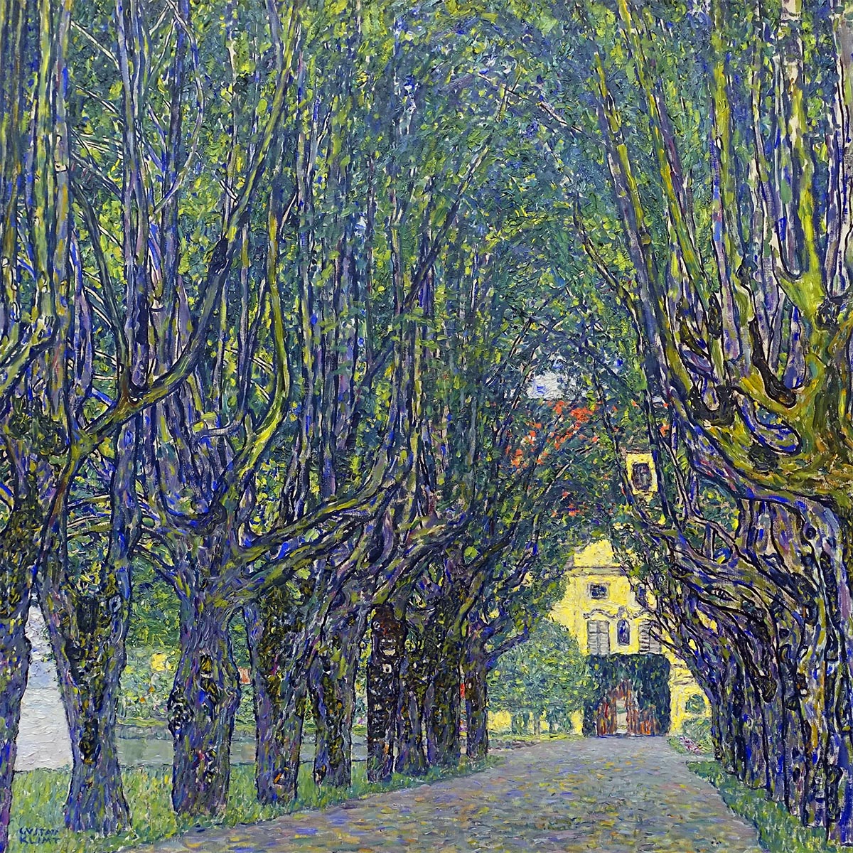 Allee at Schloss Kammer by Gustav Klimt