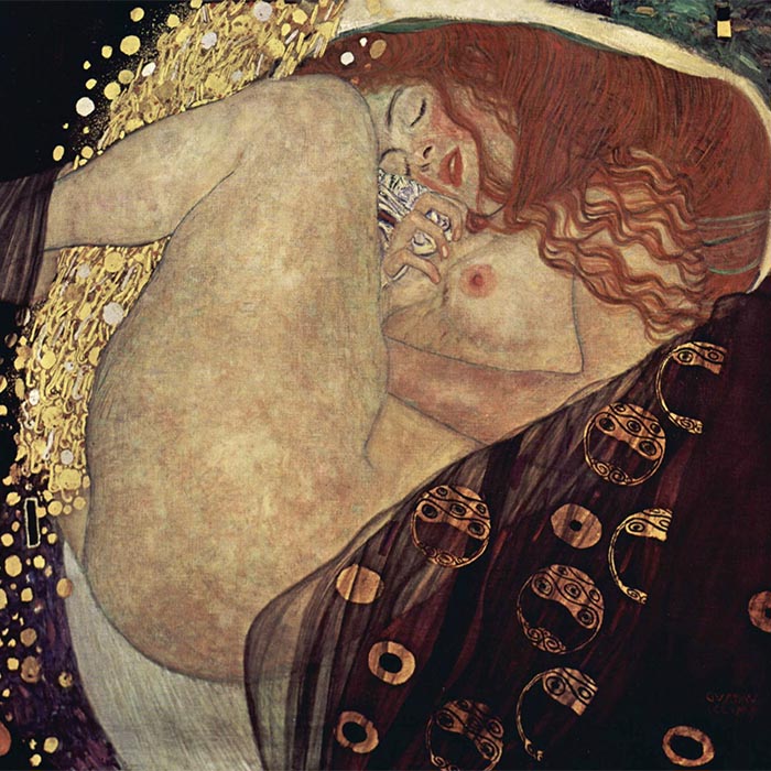 Danae by Gustav Klimt