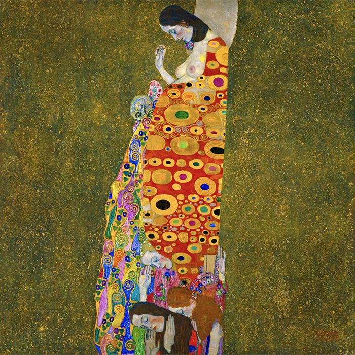 Hope II by Gustav Klimt