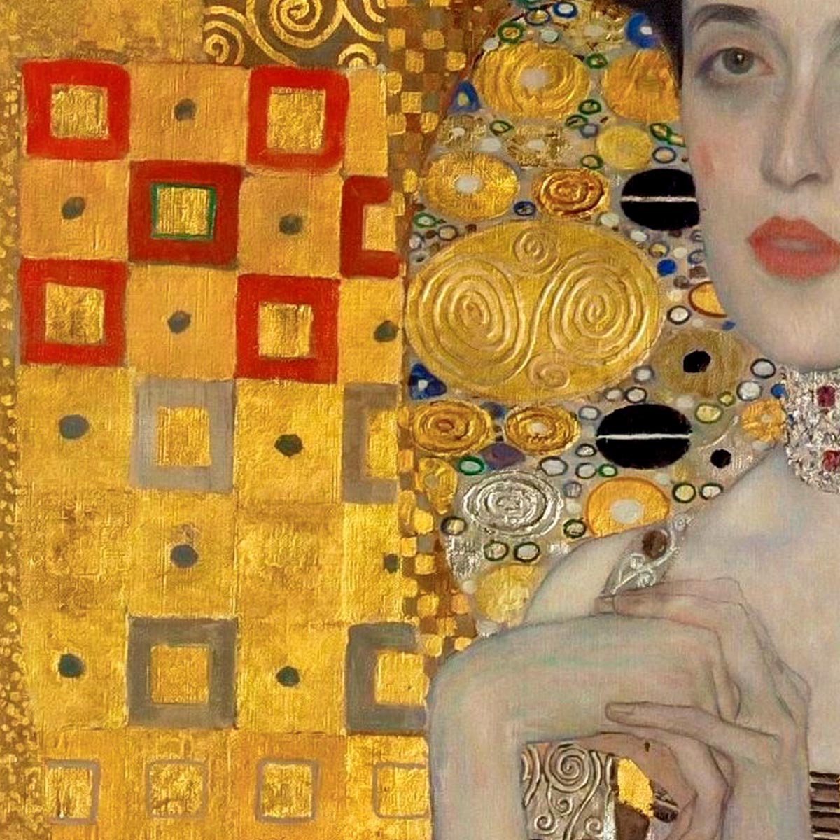 Portrait of Adele Bloch-Bauer I by Gustav Klimt