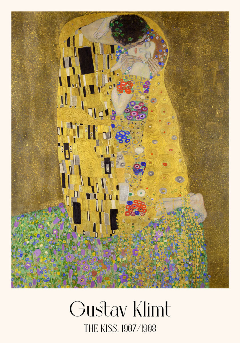 El beso de Gustav Klimt