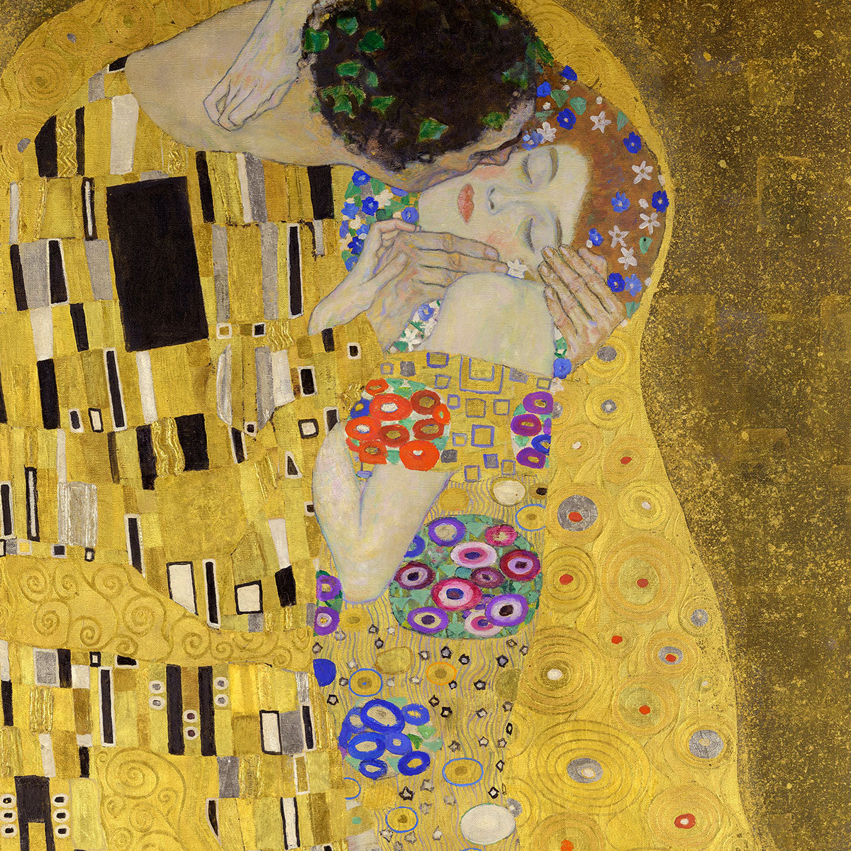 El beso de Gustav Klimt