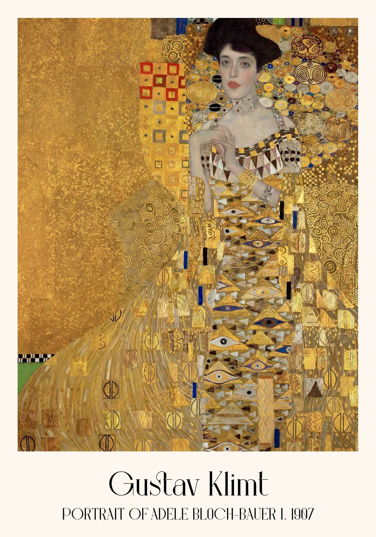 Portrait of Adele Bloch Bauer I by Gustav Klimt