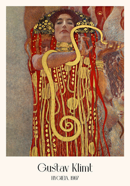 Conjunto de 2 carteles de Gustav Klimt