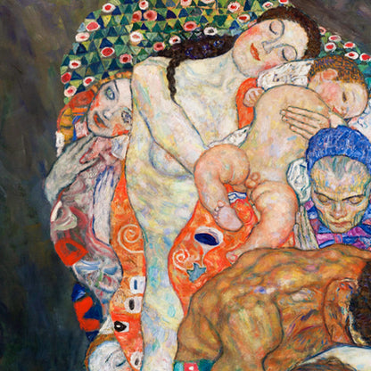 Death & Life by Gustav Klimt Exhibition Poster