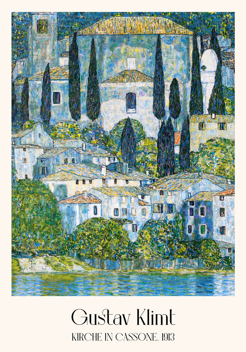 Iglesia en Cassone de Gustav Klimt