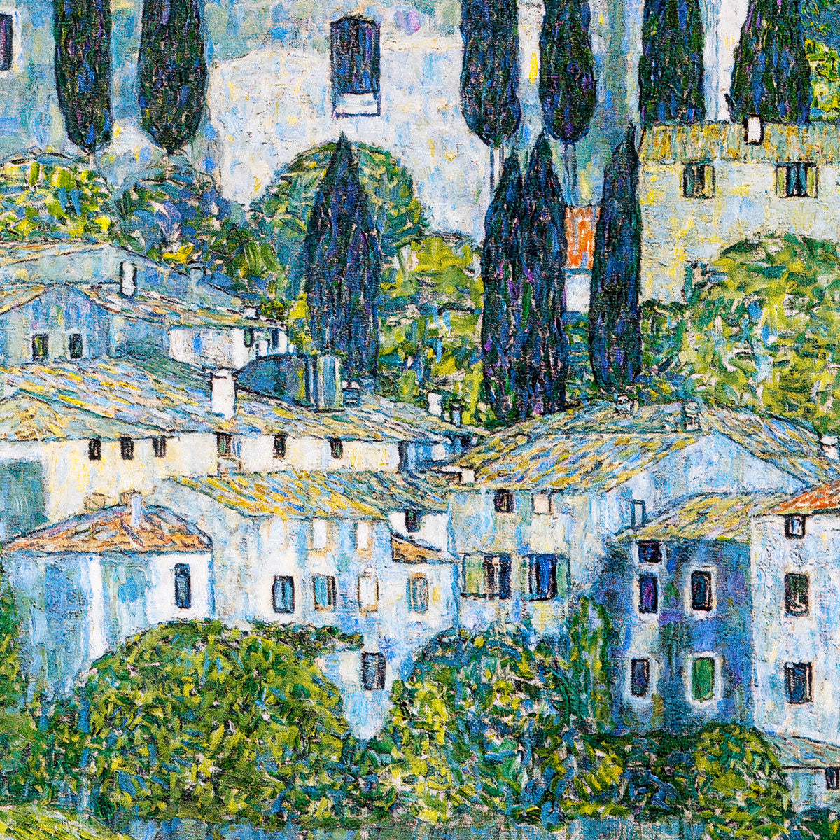 Iglesia en Cassone de Gustav Klimt