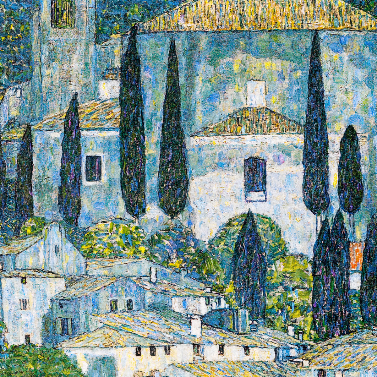 Iglesia en Cassone de Gustav Klimt