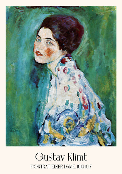 Retrato de una dama de Gustav Klimt