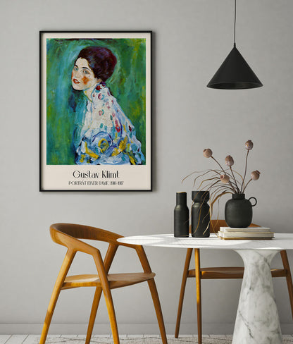 Retrato de una dama de Gustav Klimt
