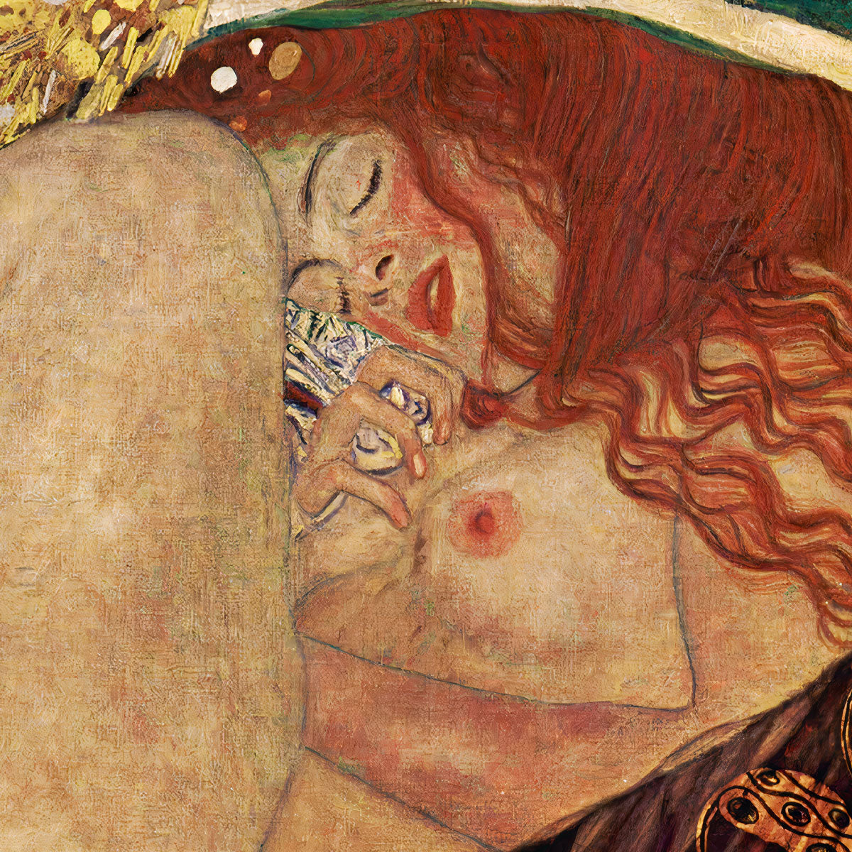 Danae by Gustav Klimt