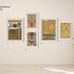 Ornamental Pattern Art Gallery Wall Set of 5 Poster