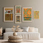 Ornamental Pattern Art Gallery Wall Set of 5 Poster